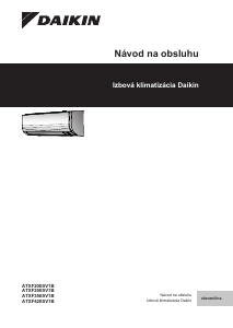 Návod Daikin ATXF20E5V1B Klimatizácia