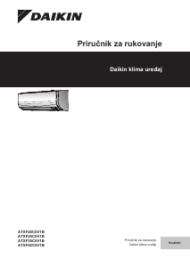 Priručnik Daikin ATXF35C5V1B Klimatizacijski uređaj
