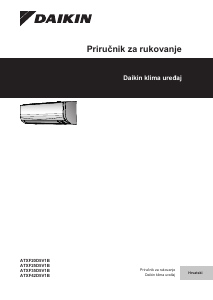 Priručnik Daikin ATXF35D5V1B Klimatizacijski uređaj