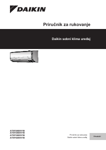 Priručnik Daikin ATXF42E5V1B Klimatizacijski uređaj
