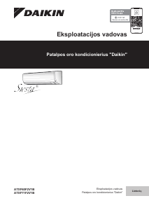 Vadovas Daikin ATXF50F5V1B Oro kondicionierius