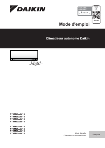 Mode d’emploi Daikin ATXM35A5V1B Climatiseur