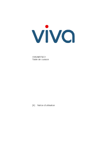 Mode d’emploi Viva VVK26R75C1 Table de cuisson