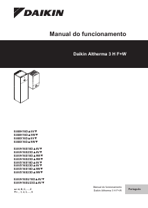 Manual Daikin EAVX16S23DJ6V7 Altherma Caldeira de aquecimento central