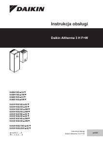 Instrukcja Daikin EAVX16S23DJ9W7 Altherma Kocioł ogrzewania