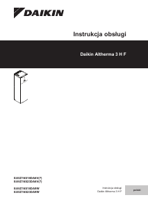 Instrukcja Daikin EAVZ16S18DA6V7 Altherma Kocioł ogrzewania