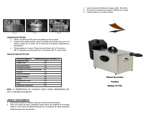 Manual de uso Systech SY-FR1 Freidora