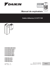 Manual Daikin ETVH16S18EA9W7 Altherma Cazan de incalzire centrala