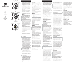 Handleiding Soleus SR008 PR Sporthorloge