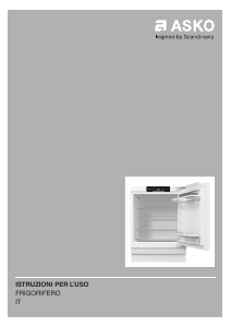 Manuale Asko R22881I Frigorifero