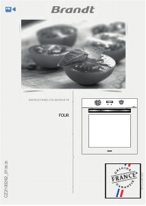 Mode d’emploi Brandt BCP5605B Four