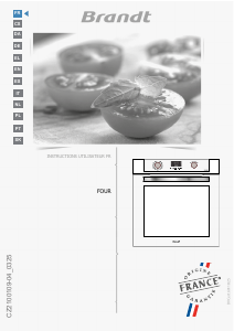 Manual de uso Brandt BOP2438BB Horno