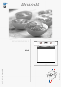 Mode d’emploi Brandt BOH3432W Four