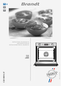 Mode d’emploi Brandt BOP7542X Four