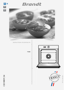 Mode d’emploi Brandt BOC7534X Four