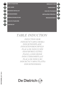 Εγχειρίδιο De Dietrich DPI7876X1 Εστία κουζίνας