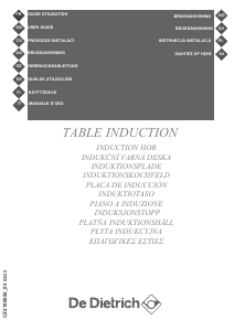 Εγχειρίδιο De Dietrich DPI7686XS1 Εστία κουζίνας