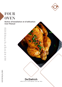 Bedienungsanleitung De Dietrich DOH4541B Backofen