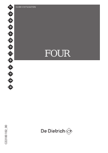 Manual De Dietrich DOE7560A Forno