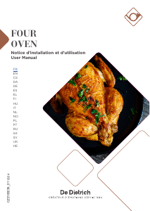 Manual de uso De Dietrich DOC4344B Horno