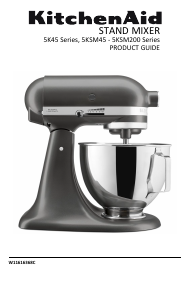 Priručnik KitchenAid 5KSM125EER Samostojeći mikser