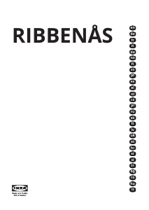 Руководство IKEA RIBBENÅS Холодильник с морозильной камерой