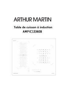 Mode d’emploi Arthur Martin AMPIC13360B Table de cuisson