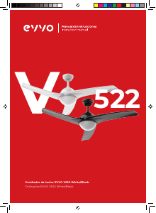 Bruksanvisning EVVO V522B Takfläkt