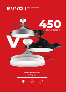 Handleiding EVVO V450 Plafondventilator