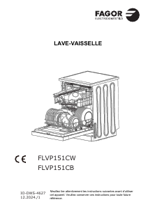 Mode d’emploi Fagor FLVP151CW Lave-vaisselle
