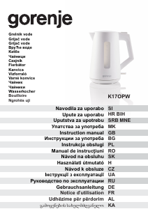 Manual Gorenje K17OPW Kettle
