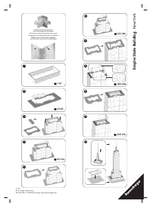 Bedienungsanleitung Ravensburger Empire State Building 3D-Puzzle