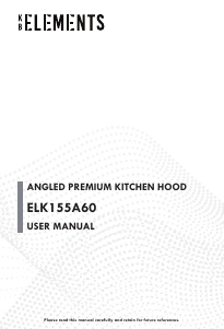 Manual KB Elements ELK155A60 Cooker Hood