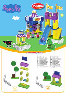 Mode d’emploi PlayBIG Bloxx set 800057080 Peppa Pig Parc d'amusement