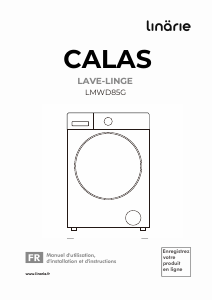 Mode d’emploi Linärie LMWD85G Calas Lave-linge