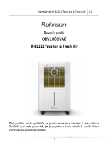 Manuál Rohnson R-91212 Vysoušeč