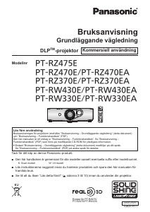 Bruksanvisning Panasonic PT-RZ370E Projektor