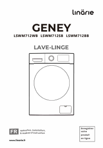 Manual Linärie LSWM712WB Geney Washing Machine