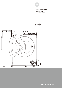 Návod Gorenje W3NGPI61SAS Práčka