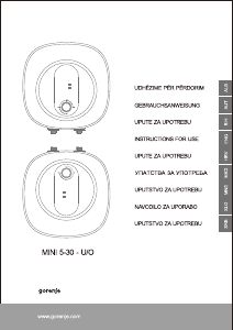 Handleiding Gorenje MINI5-O Boiler