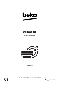 Manual BEKO BDUN26P44W Dishwasher