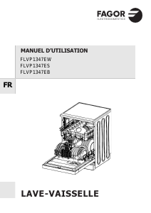 Mode d’emploi Fagor FLVP1347EB Lave-vaisselle
