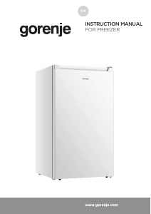 Manual Gorenje F39EPW4 Freezer