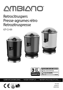 Mode d’emploi Ambiano GT-CJ-03 Presse-agrumes