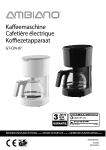 Bedienungsanleitung Ambiano GT-CM-07 Kaffeemaschine