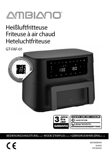 Handleiding Ambiano GT-FAF-01 Friteuse