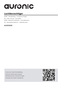 Manual Auronic AU1003529 Humidifier