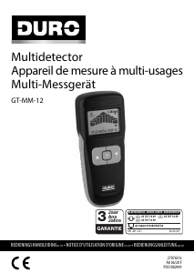 Handleiding DURO GT-MM-12 Multimeter