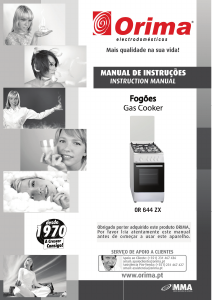 Manual de uso Orima OR 644 ZX Cocina