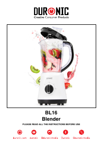 Bruksanvisning Duronic BL16 Blender